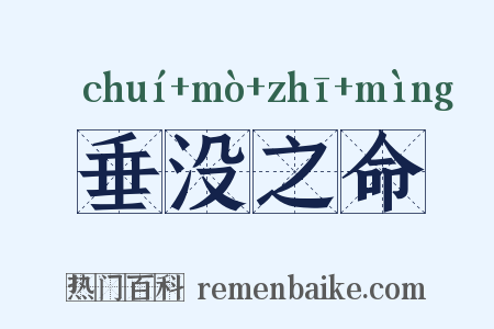 垂没之命是什么意思的图片